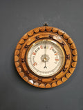 Superior Quality Victorian Walnut Aneroid Barometer